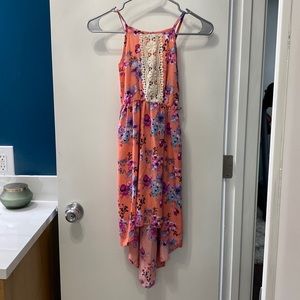 Girls size 8 high low summer dress